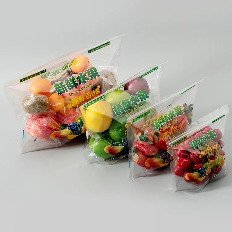 Reusable High Quality Plastic Bag for Vegetable and Fruit Packing