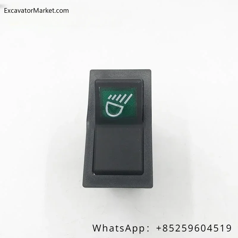 For  excavator accessories Volvo Lingong EC140 210B 240B 360 wiper headlight switch button button accessories