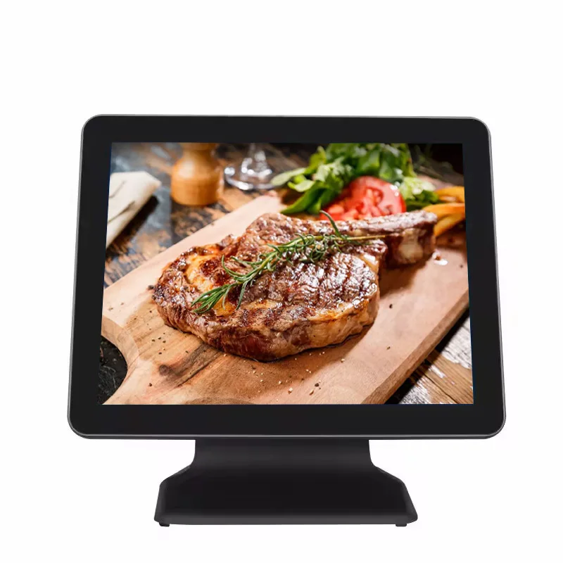 15 inch Dual Screen Touchscreen Monitors Computer POS TFT LCD Display Capacitive Machine All In One Systems Monitor