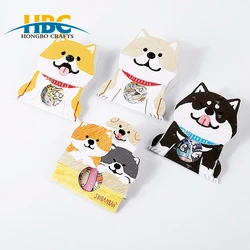 Funny animal shaped star shaped sticky note pad / dog shape sticky notes