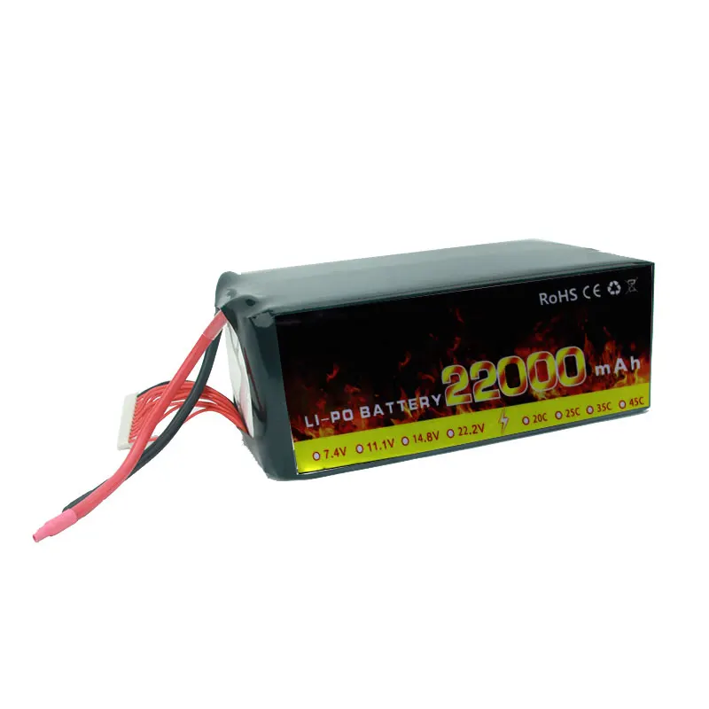 UVA Battery Drone Batteries 8S/10S/12S 44.4V 16000mah/22000mah/30000mAh 5C Solid State Lipo Battery for FPV Drone