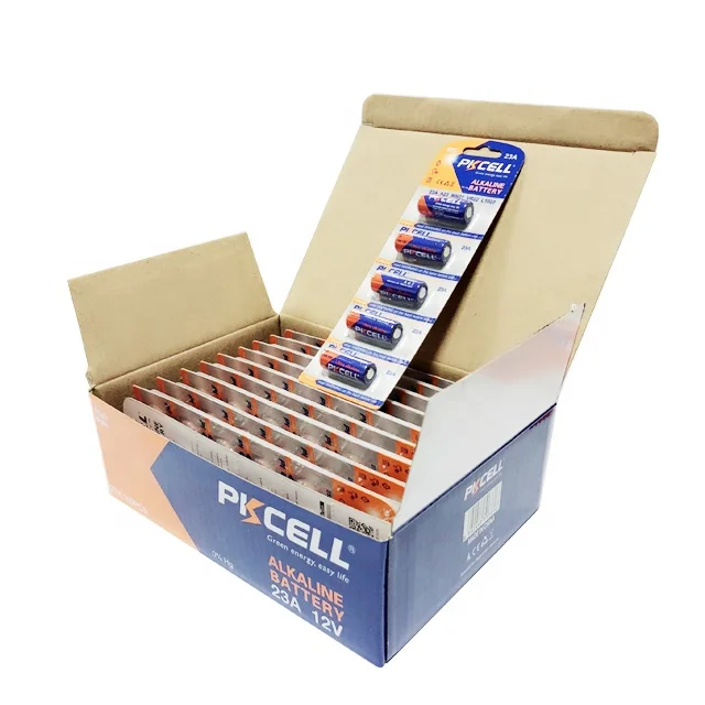 Суперщелочные батареи PKCELL OEM a23 23a 12 В для устройств безопасности