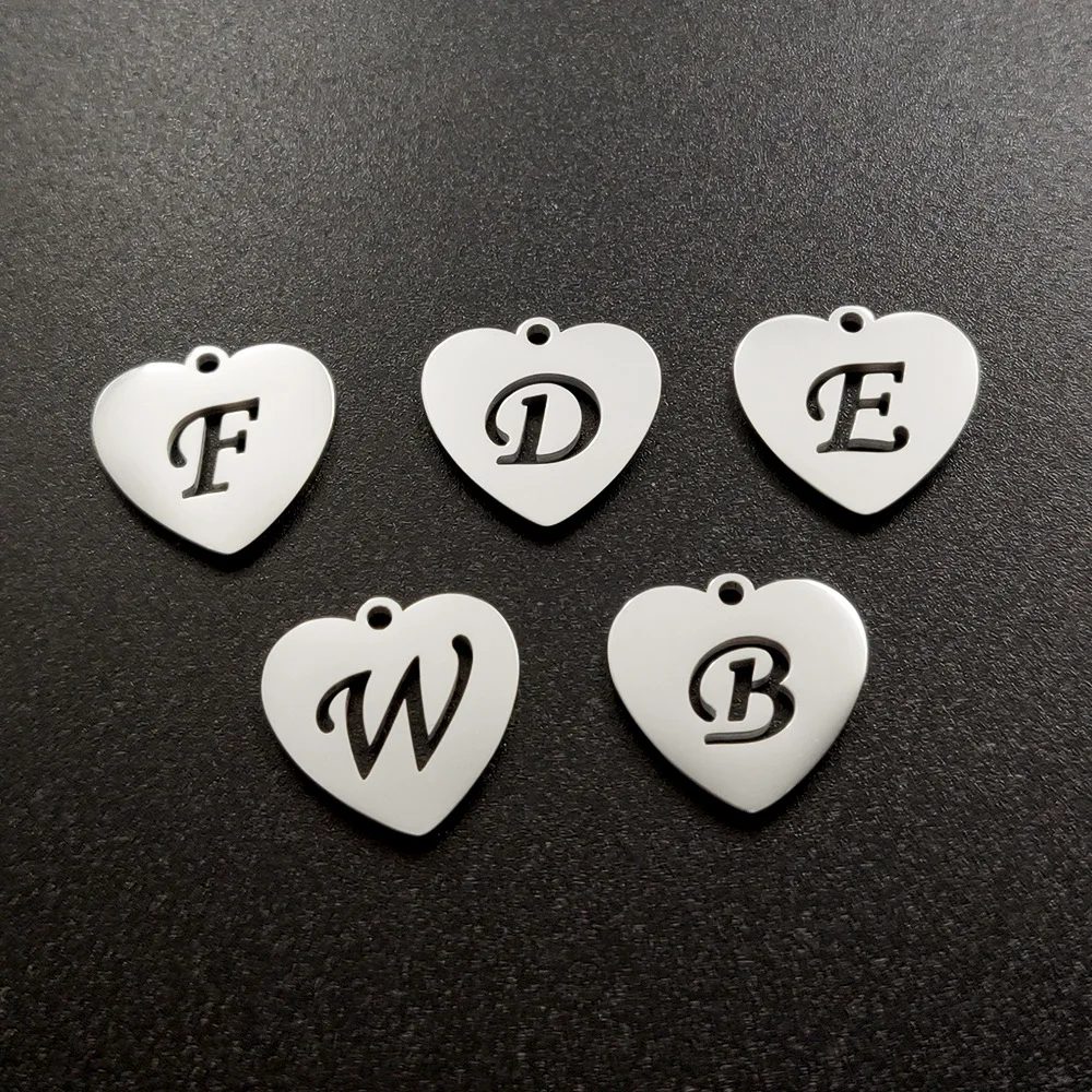 
2021 Fashion Custom Letter Bracelet Heart Shape Key Bracelet Silver alphabet Zircon Bracelet 