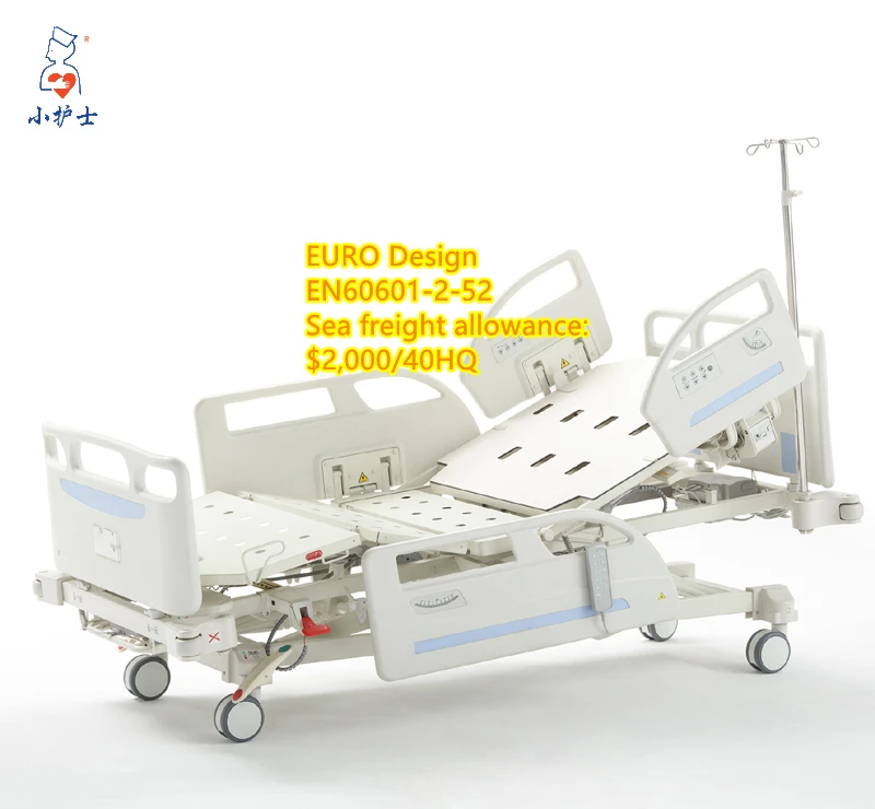 
DA-2 Five function auto regression electric ICU bed, China manufacturer hospital nursing bed for patient 
