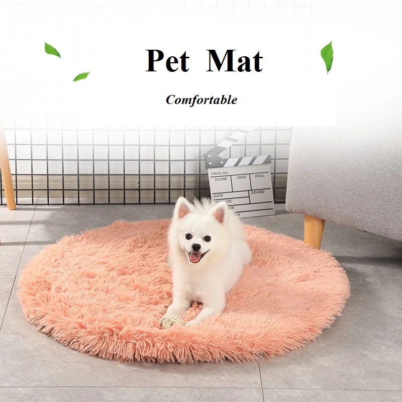 Коврик для собак, собачья будка, зимний теплый плюшевый коврик для маленьких, средних и больших собак, всесезонный гнездовой коврик, Стильный коврик для домашних животных на осень и зиму