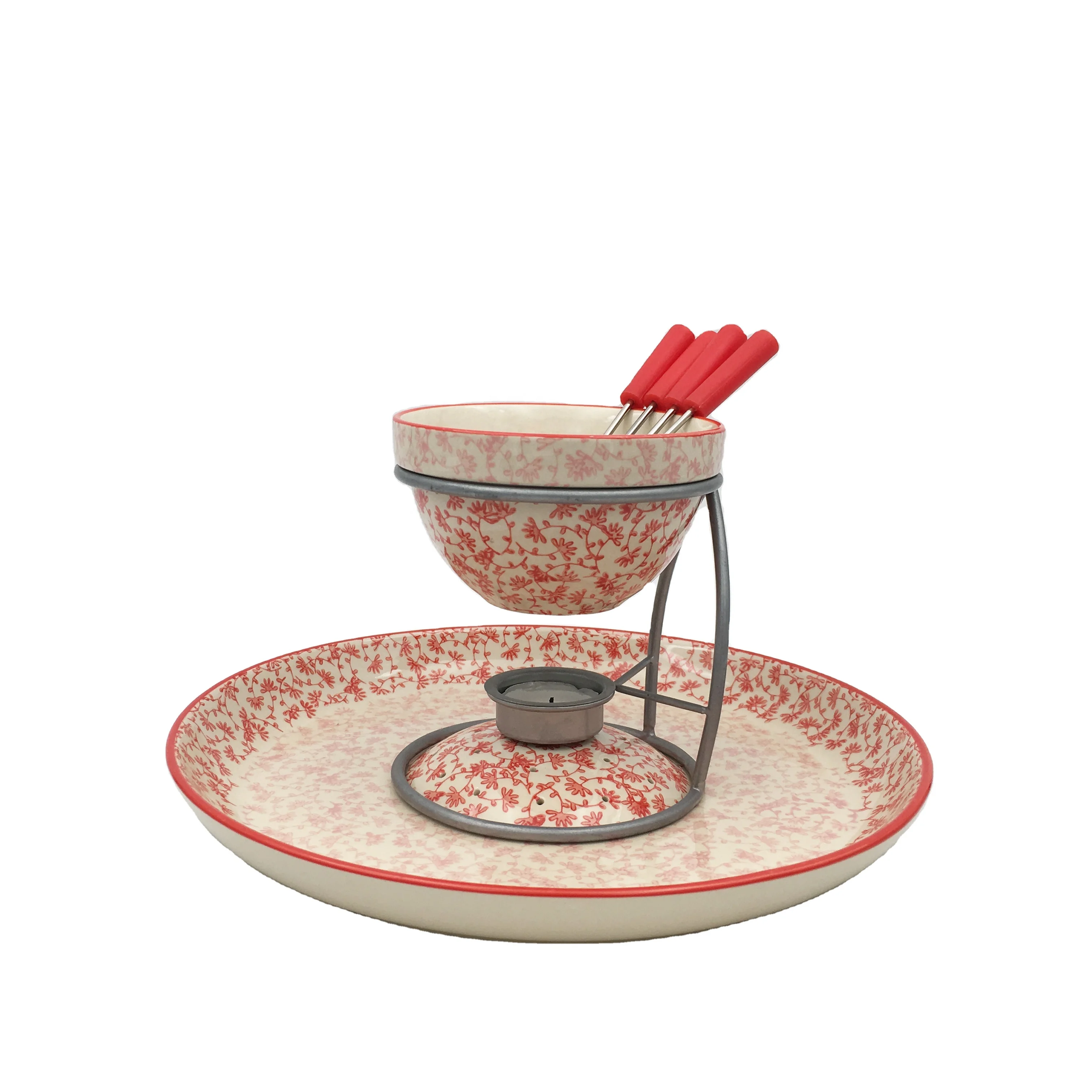 
Unique handmade ceramic chocolate melting pot 