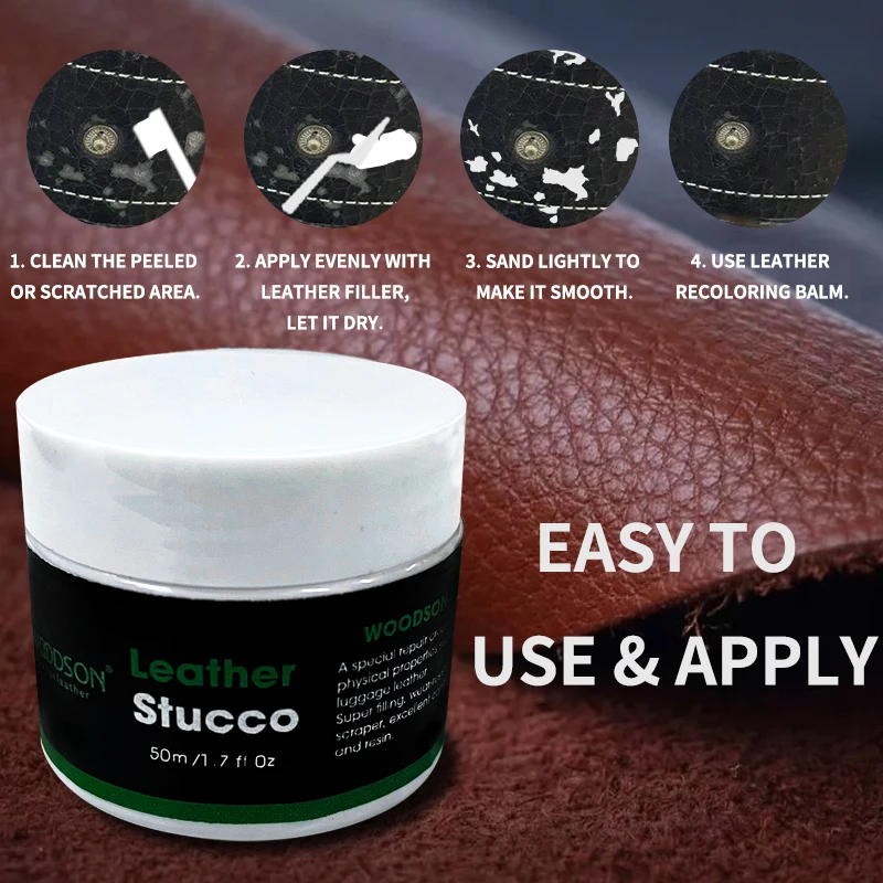 Leather shoe repair kit sofa furniture car car seat gap leather scratch filler leather stucco