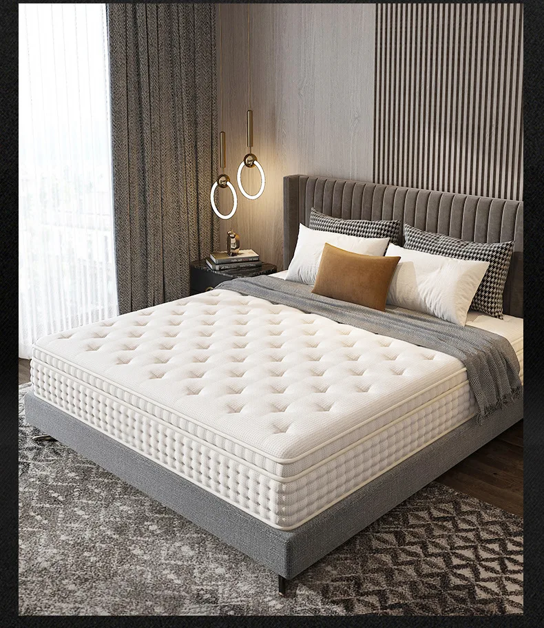 5-star Hotels High Quality Hybrid Mattress Queen King Size Pocket Spring Gel Memory Foam for Bedroom Home Furniture