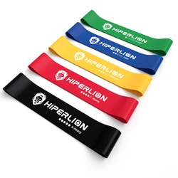 Custom Logo Mini Bands Exercise Fitness Workout Latex Resistance Bands Loop Set of 5 for Women