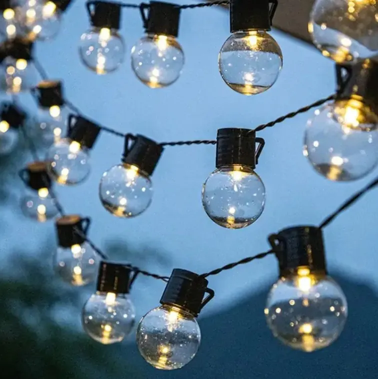 Outdoor Camping LED Large Ball Light String 5M 20LED Indoor Waterproof Color Light for Tent 10M Copper Material