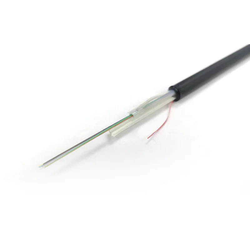 12 core hilos ASU Flat Structure Uni-tube fiber optic cable  ASU Uni Central Loose Tube Optical Fibre Cable