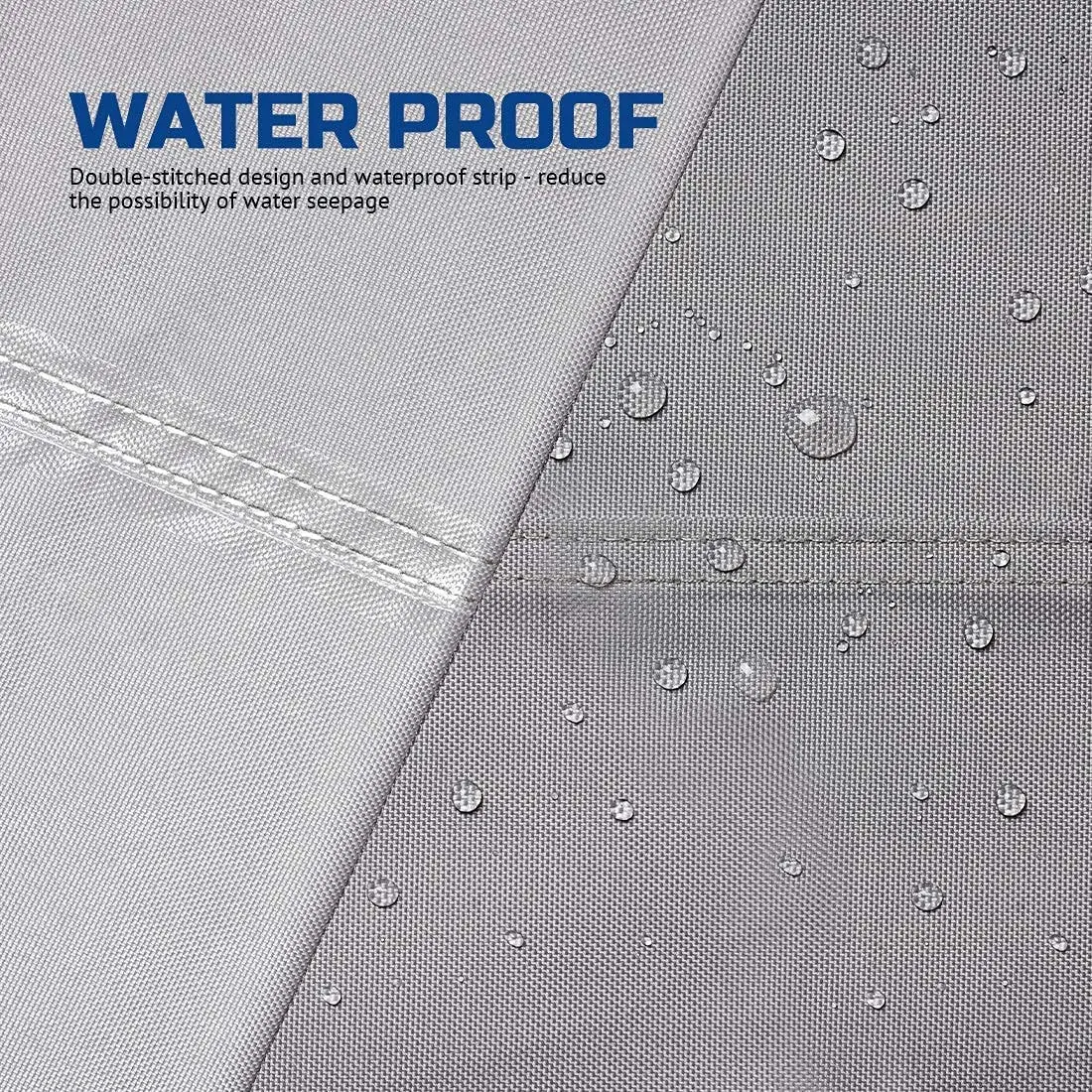 600D Anti Fade Marine Grade Oxford Fits V Hull Heavy Duty Boat Cover