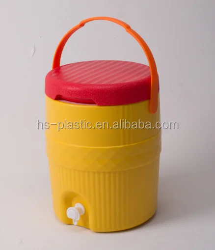 Plastic cooler box for outdoor wine with jug /Beverage/water Bucket Cooler tank (2Gallon/7.6L)