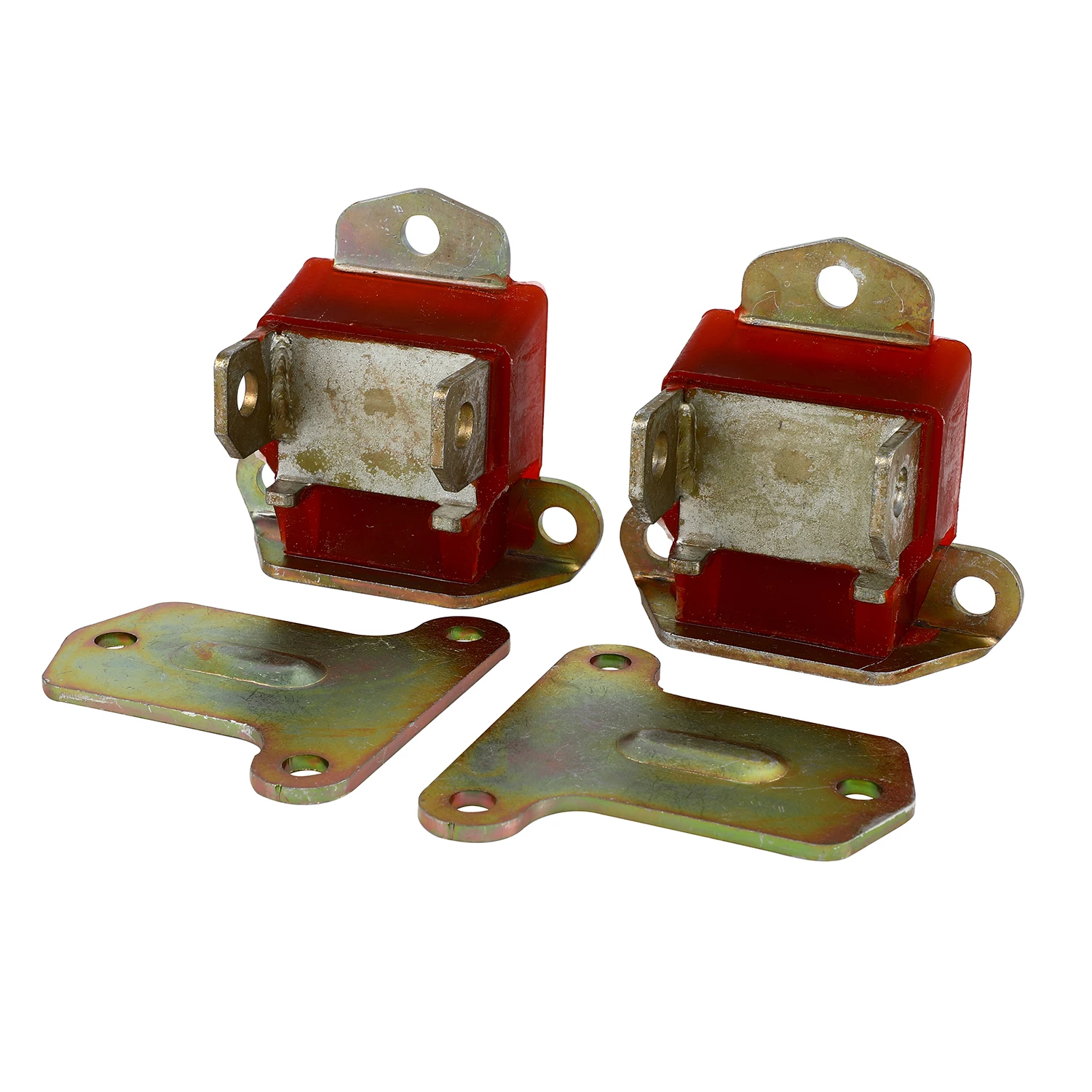 Chevy Performance Parts Engine Swap Red Polyurethane 3 Bolt Engine/Motor Mounts LSX LQ9 SBC BBC LS1 LS2