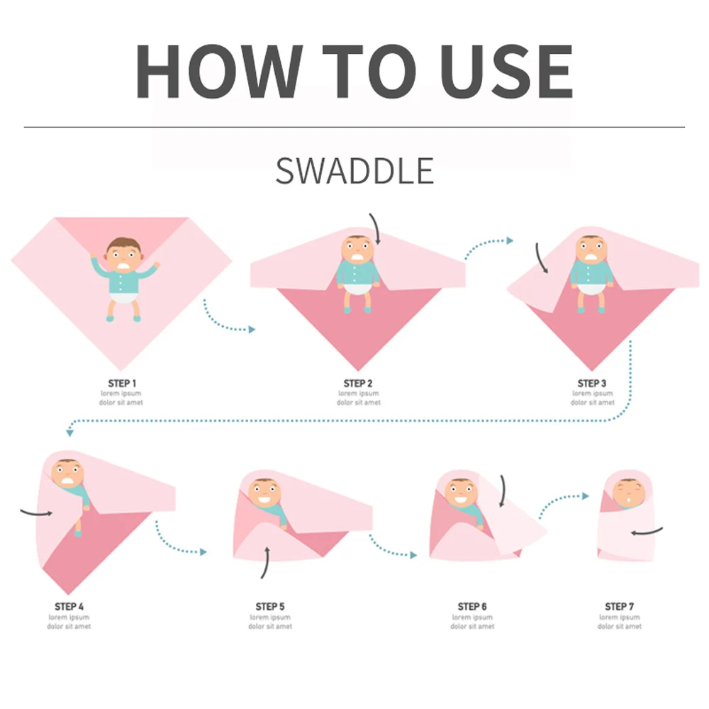 Kangobaby Baby 70% Bamboo 30% Cotton Materials 2 Layers Soft Customized Print Swaddle Blankets