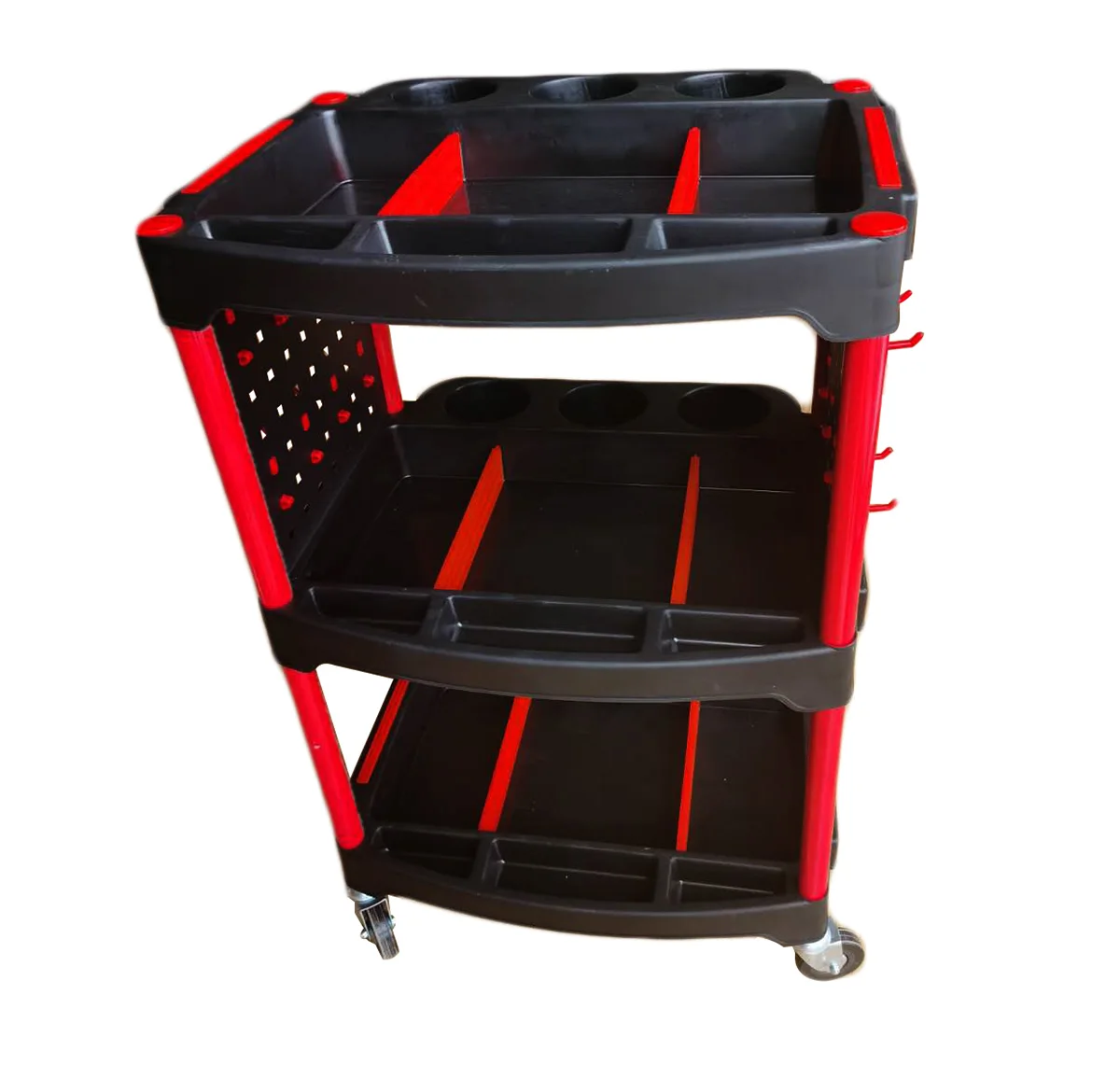 Quality Protection Workshop Mechanic Tool Cart PP Detailing Car Repair Storage Cart