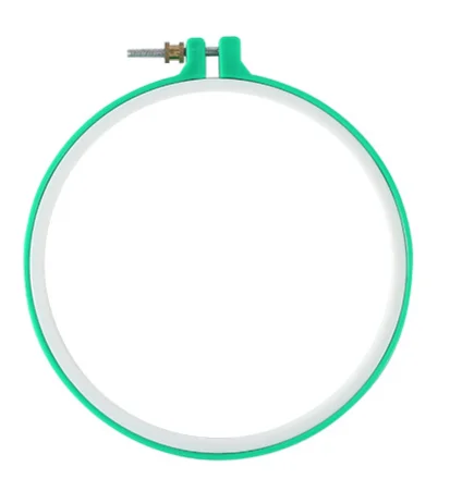 PP Plastic Embroidery Hoops Circle Cross Stitch Frame Hoops  Colorful Round Plastic Ring