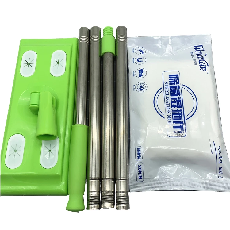 high quality magic cleaning mop disposable nonwoven mop disposable mop