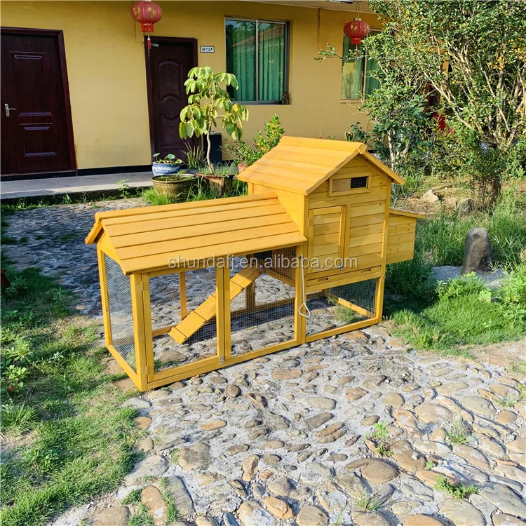 SDC001 Waterproof outdoor large wooden chicken coop chicken cages egg layer chicken coop for laying hens
