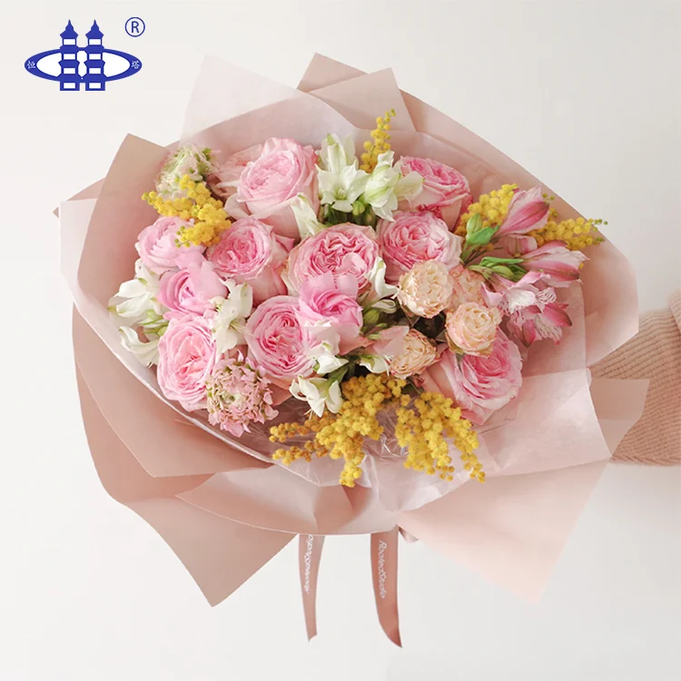 Красивая непромокаемая упаковочная бумага для цветов, оберточная бумага для цветов