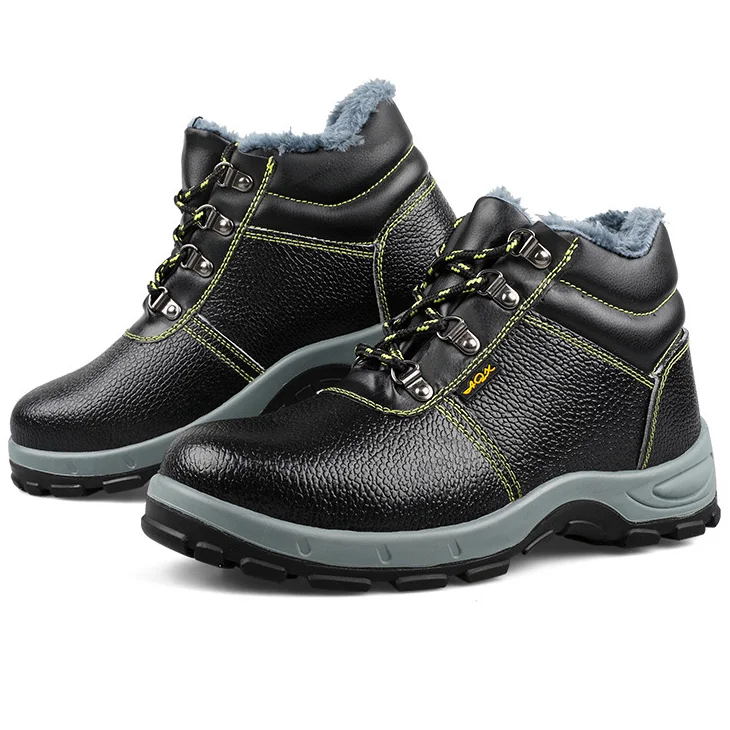 Wholesale Mens Black High Heel Work Rubber men labor Safety Shoes work Boots mining industrial safety shoes steel toe