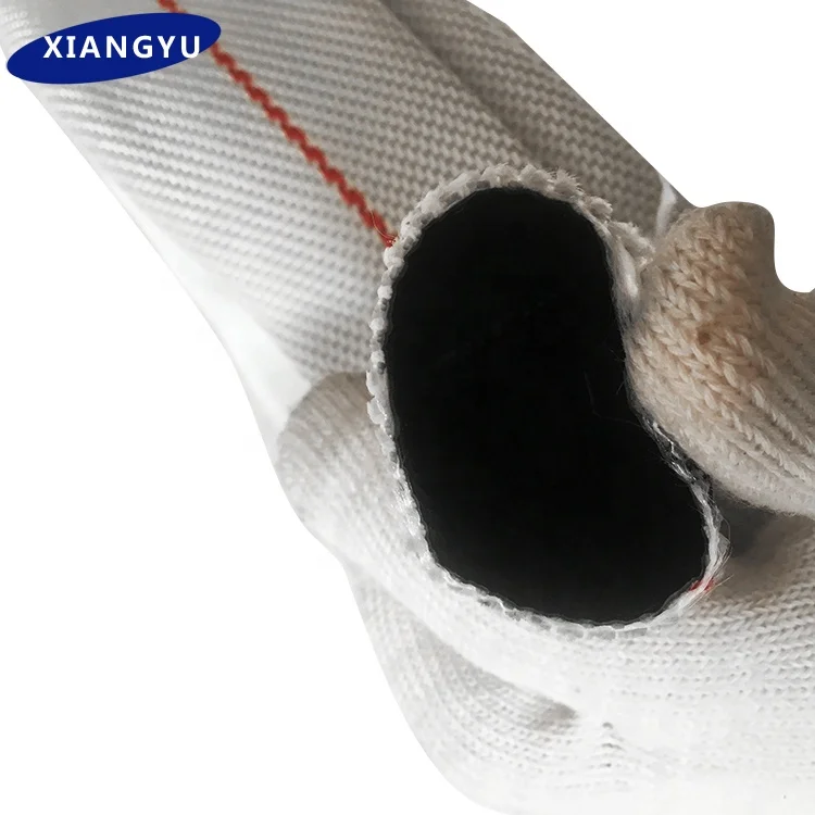 
single jacket manufacturer roll 40 50 65 77 80 100mm 2 2.5 3 4 5inch pvc rubber pu canvas used fire fighting hose with coupling 