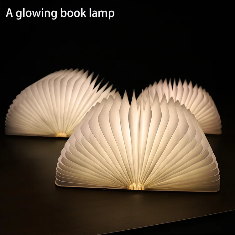 
Variable shape LED book lamp folding book shape desk lamp small night light book reading light 