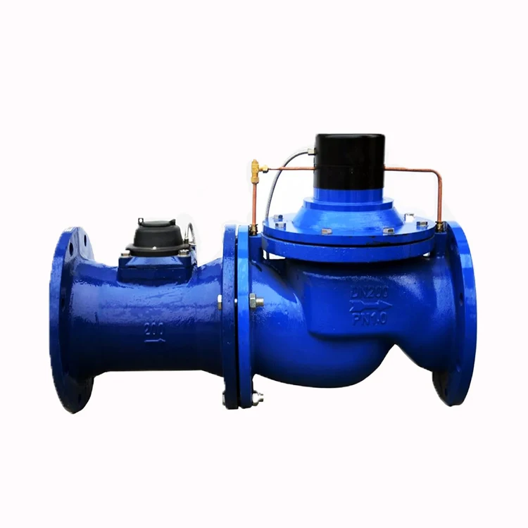 DN65 DN80 DN100 DN125 prepaid water meter with valve control