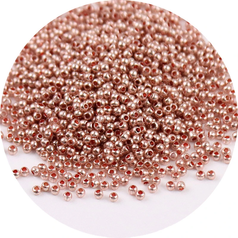 Wholesale High Quality 1.5mm Gold Glass Beaded Crystal Beads DIY Handmade Loose Beads