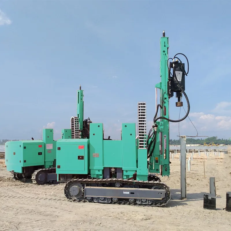 Hot Sale Hard Rock Boring Hole Pile Driver Solar Pile Post Driver Pile Driver Fence Pilling