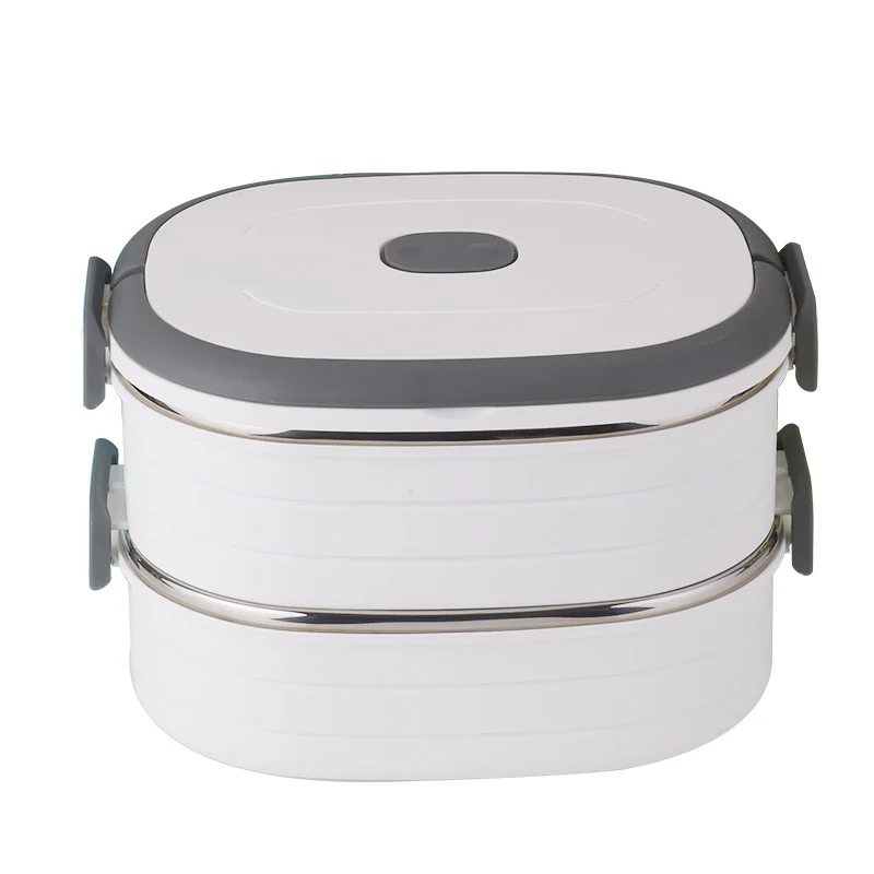 Double Layer 1800ml School Stainless Steel Lunch Box Eco Friendly Kids Bento Box