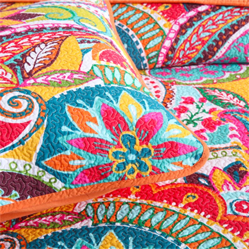 Роскошное стеганое покрывало с тиснением в стиле пэчворк постельное белье одеяло мягкий зимний матрас