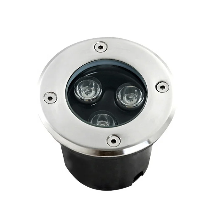 DC24V Steainless Steel IP68 3W 9W 3 In1 RGB LED Recessed Underwater Lamp