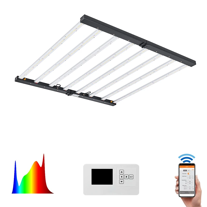  Factory Cheapest Price Hydroponic 6 Bars 600W Led Grow Light Equal 1000 Watt HPS Full Spectrum Foldable