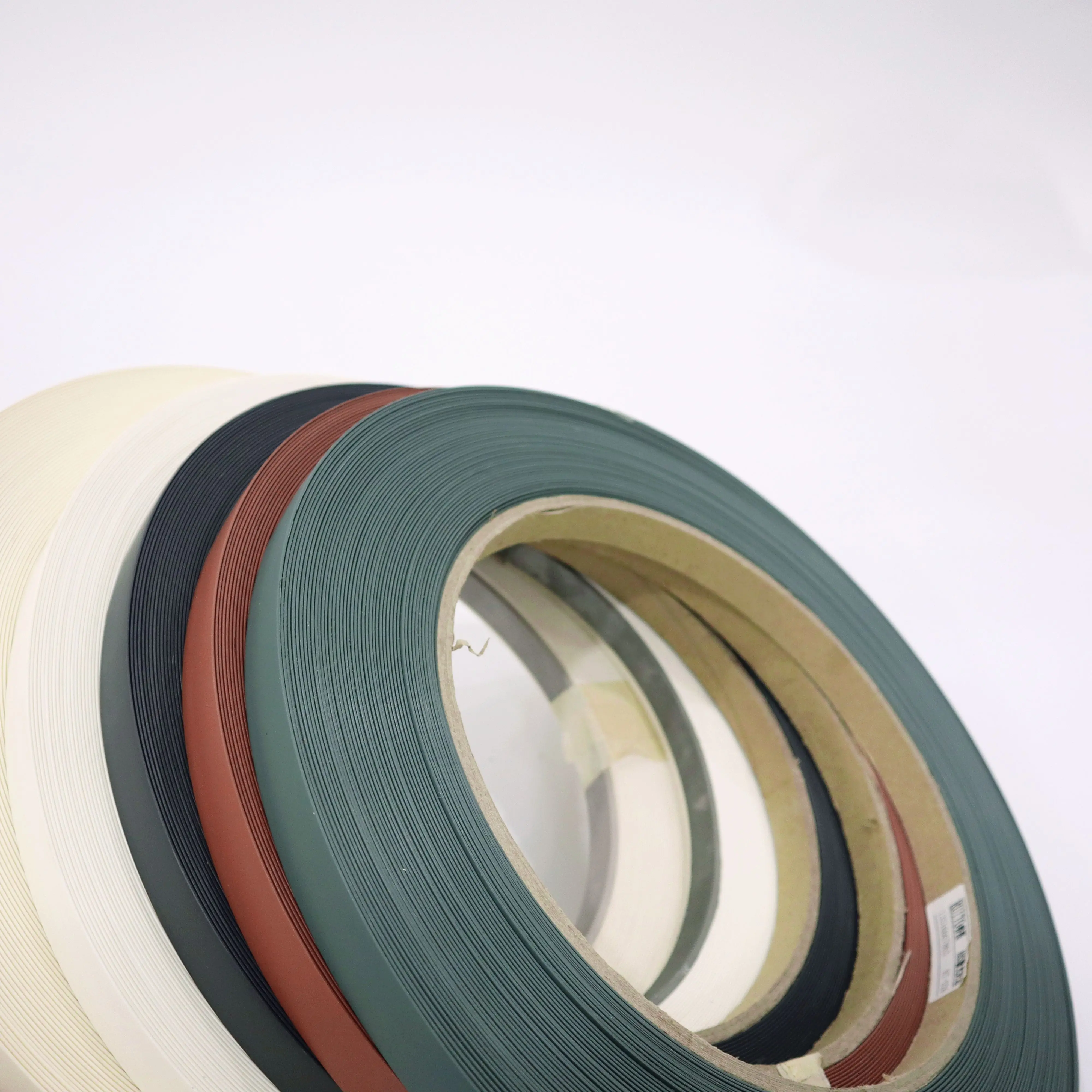 Factory White Wood Grain ABS Acrylic PVC Edge Banding Strip Edge Strip Tape Mdf Trim Plywood Pvc Edge Banding