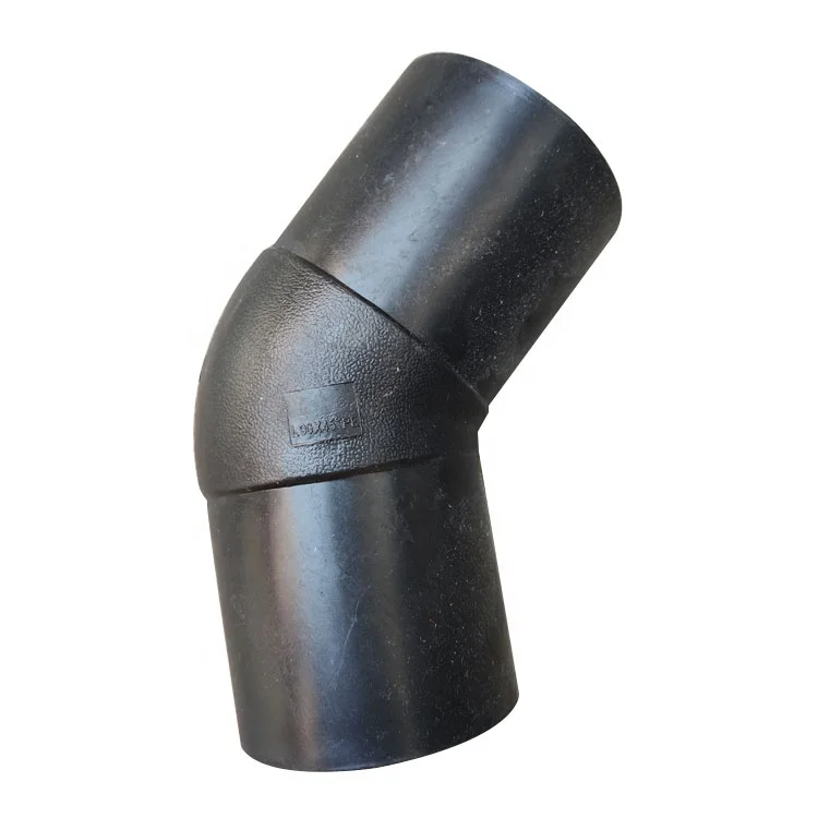 от 2 до 4 футов СДР17 СДР11 СДР9 СДР7 Отвод литой 45° ПЭ100 SDR17 SDR11 SDR9 SDR7