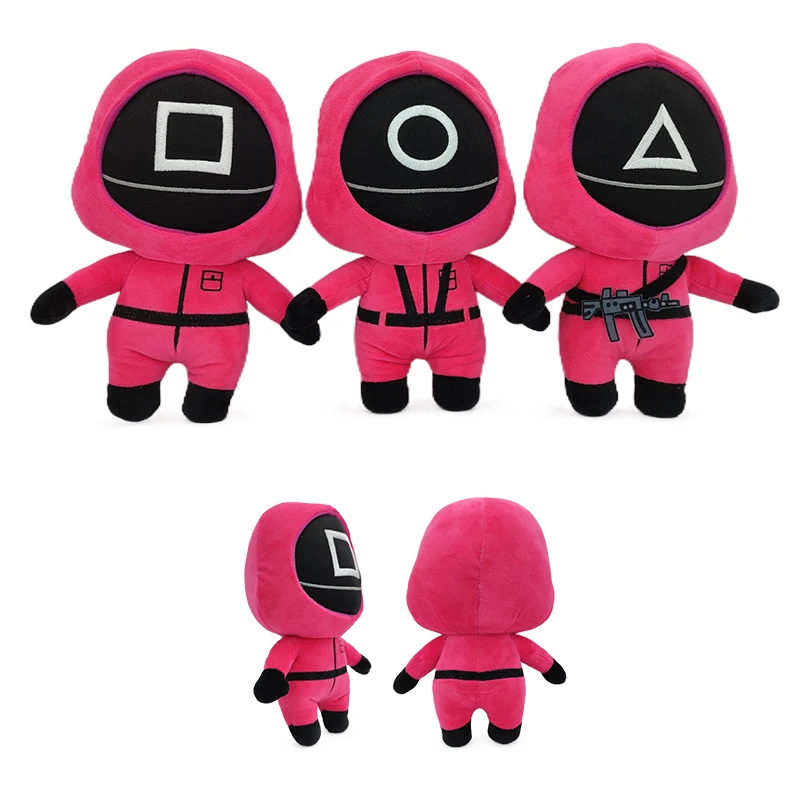 25cm New Arrival Squid Game Plush Stuffed Animal Toys Korean Teleplay Soft Squid Game Doll