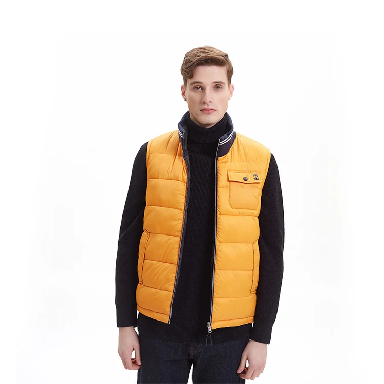 
Fashion men winter vest sleeveless bodywarmer down vest warm wear 