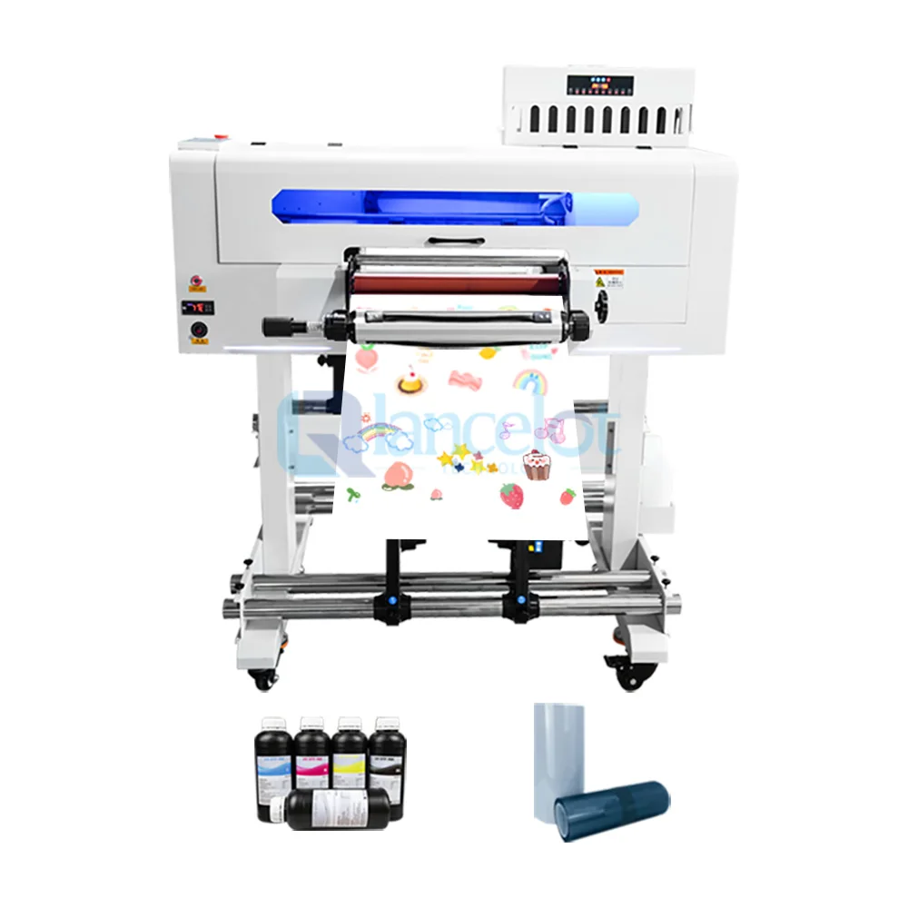 A1 A2 42CM uv printer cylinder inkjet printer roll to roll  printer uv dtf sicker ab film printing impresora dtf uv for epson