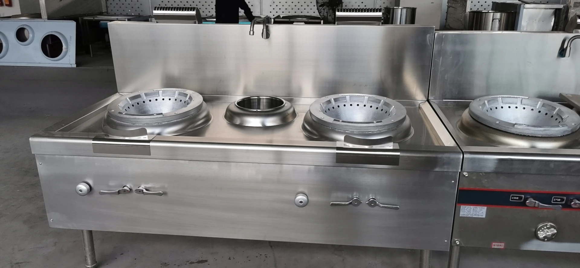 Stainless steel durable gas type 2burner stove