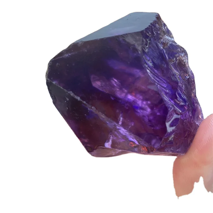 Wholesale natural raw amethyst quartz crystal tumbled stone rough amethyst