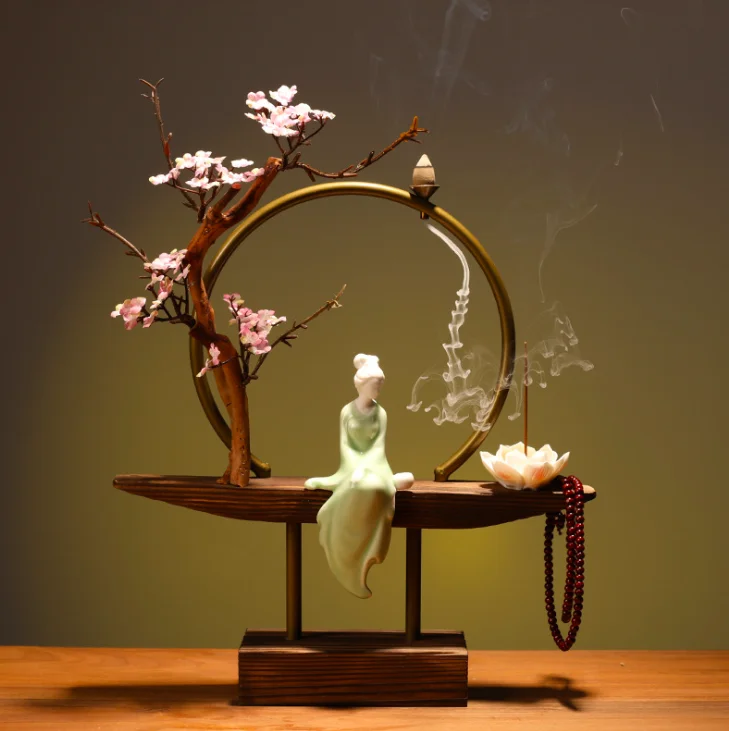 Hot Sell New Design Incense Burner Home And Office Decoration Backflow Incense burner