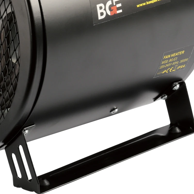 Heating Element Case Heater Electric Heater Portable Structure Whole Metal Industrial 3000W 220-240V Fan Heater Circular 30/3000