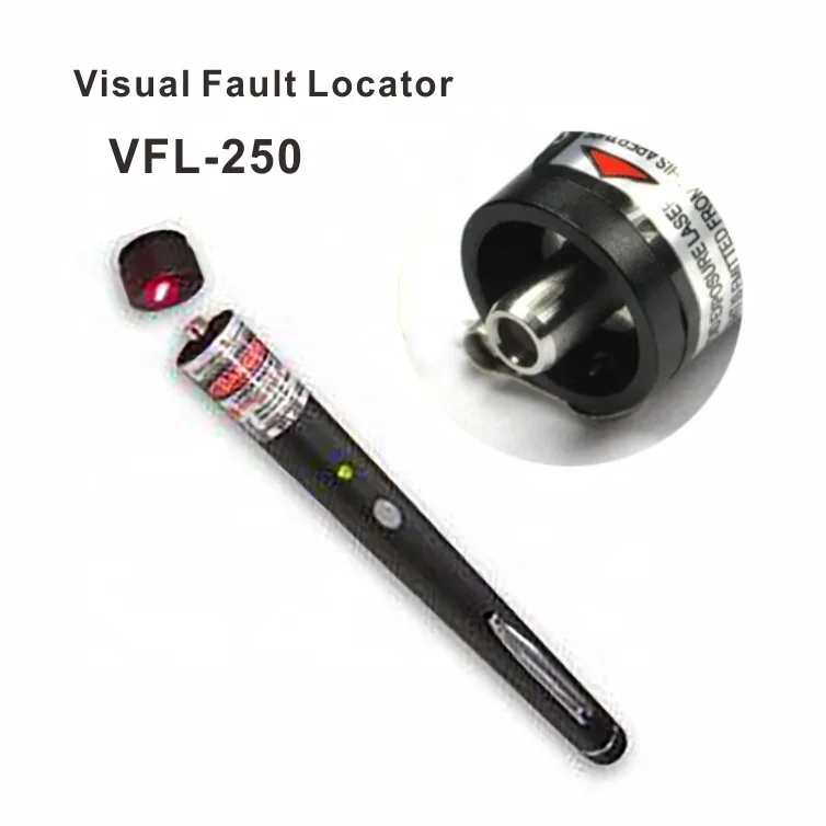VFI-250 cable checking machine locator  visual  fault mini multimeter vfl optical power meter with vfl visual fault locator
