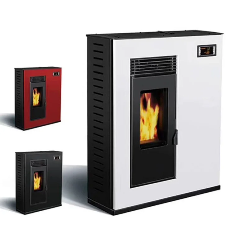 12KW Европейский тонкий Автономный дизайн лепешки биомассы нагреватель несколько Канальные пеллетный