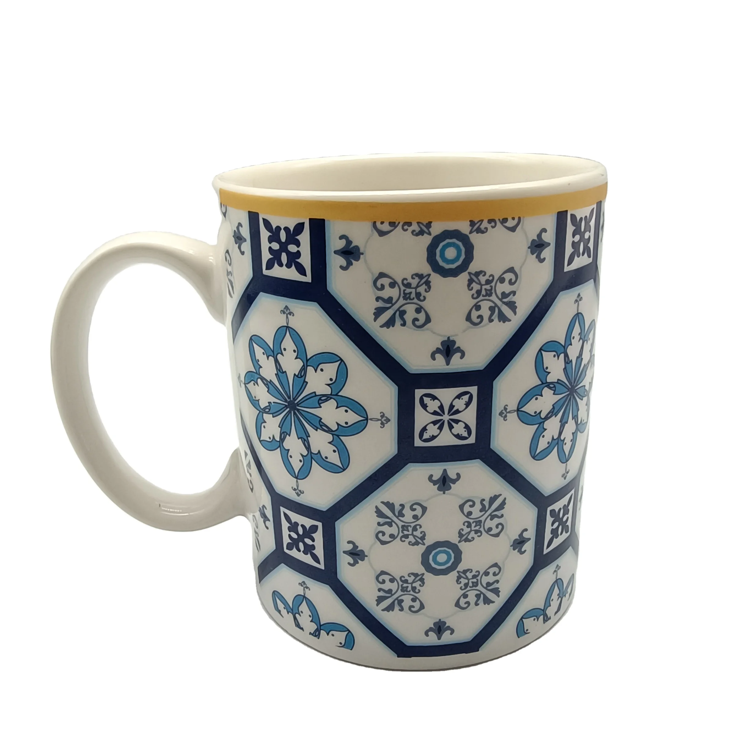 Cheap custom logo 11oz ceramic coffee Mug milk cup