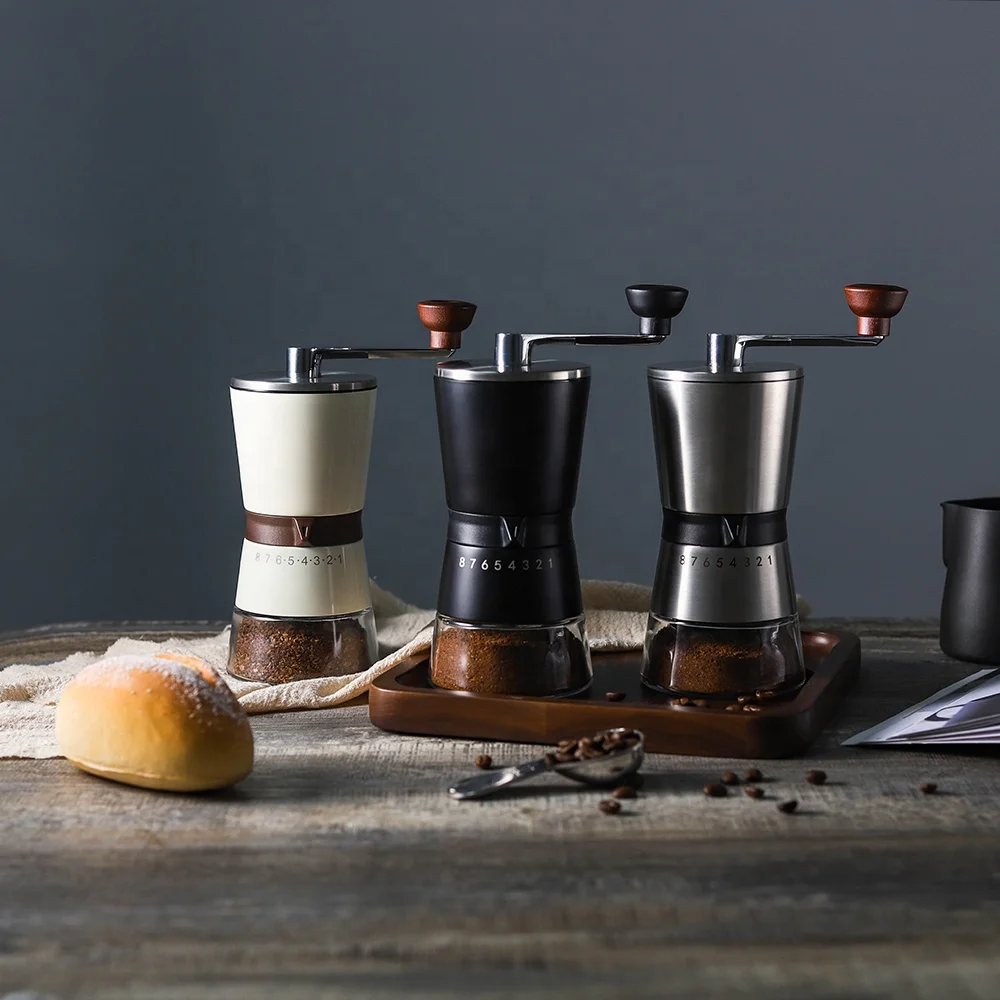 Лидер продаж 2022 ручная кофемолка мельница для домашнего использования коническая эспрессо высококачественное