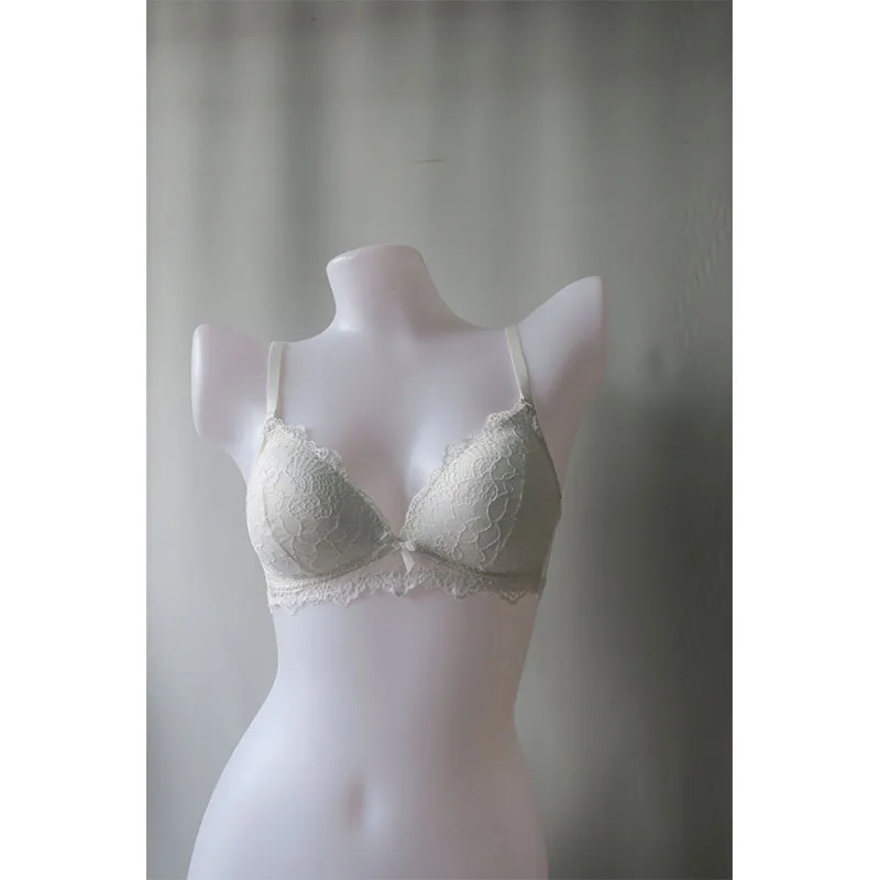 Best selling cheap lace decoration floral pattern women sexy underwear comfy bra 2 pieces set