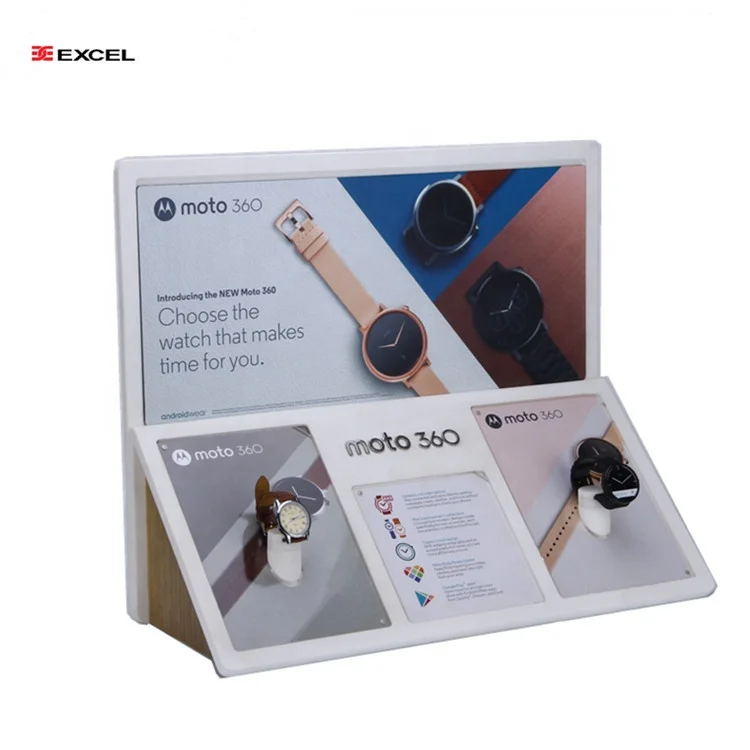 Эксклюзивный дизайн, демонстрация ювелирных изделий, стойка OEM, акриловая настольная подставка для умных часов