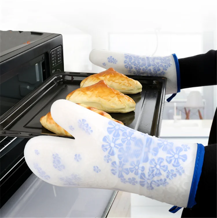 Wholesale Meita Home Extra Long Professional Heat Resistant Silicone Oven Mitts